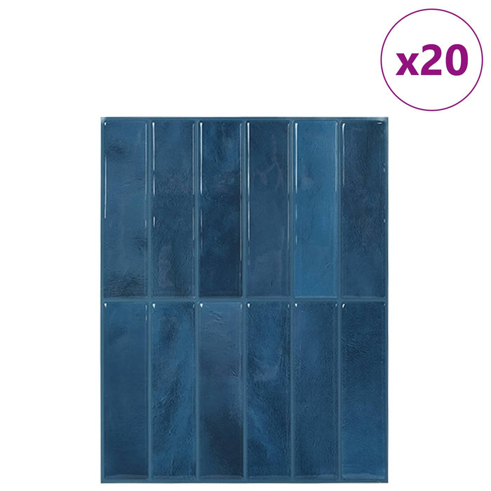 Plăci dreptunghiulare 20 pcs albastru 29 x 23 x 0,08 cm - WALTI WALTI
