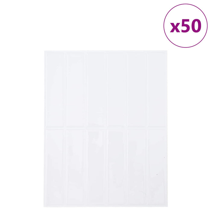Plăci dreptunghiulare 50 pcs Alb 29 x 23 x 0,08 cm - WALTI WALTI