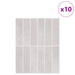 Plăci dreptunghiulare 10 pcs Bej 29 x 23 x 0,08 cm - WALTI WALTI