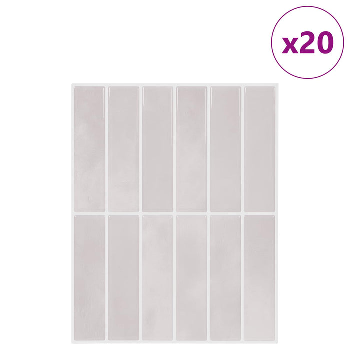 Plăci dreptunghiulare 20 pcs Bej 29 x 23 x 0,08 cm - WALTI WALTI