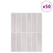 Plăci dreptunghiulare 50 pcs Bej 29 x 23 x 0,08 cm - WALTI WALTI