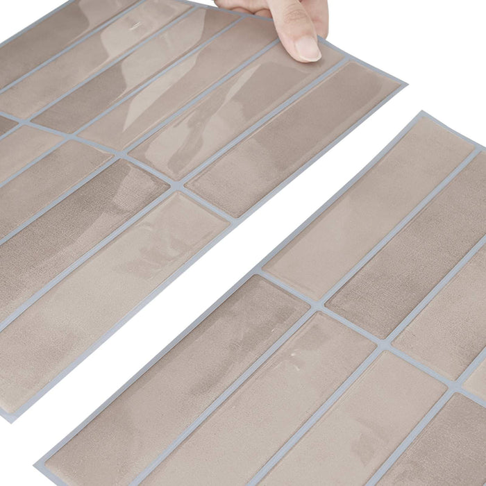 Plăci dreptunghiulare 10 pcs Cafea Bej 29 x 23 x 0,08 cm - WALTI WALTI