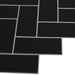 Plăcuță în Zigzag 10 pcs Negru 30 x 30 cm Poliuretan și PET - WALTI WALTI