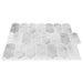 Placă cu Pene 10 pcs Marmură gri 30 x 30 cm Poliuretan și PET - WALTI WALTI