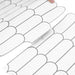 Placă cu Pene 20 pcs Alb gri 30 x 30 cm Poliuretan și PET - WALTI WALTI