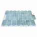 Placă cu Pene 10 pcs Verde 30 x 30 cm Poliuretan și PET - WALTI WALTI