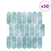 Placă cu Pene 50 pcs Verde 30 x 30 cm Poliuretan și PET - WALTI WALTI