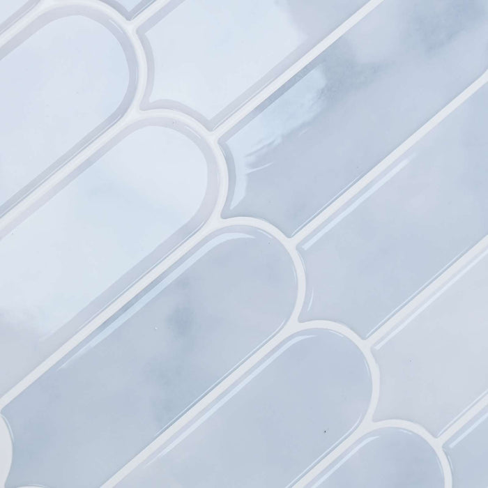 Placă cu Pene 10 pcs Albastru deschis 30 x 30 cm - WALTI WALTI