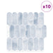Placă cu Pene 10 pcs Albastru deschis 30 x 30 cm - WALTI WALTI