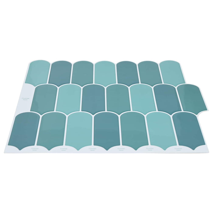 Placă cu Pene 50 pcs albastru 30 x 30 cm Poliuretan și PET - WALTI WALTI