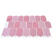 Placă cu Pene 10 pcs Roz 30 x 30 cm Poliuretan și PET - WALTI WALTI