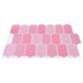 Placă cu Pene 20 pcs Roz 30 x 30 cm Poliuretan și PET - WALTI WALTI