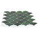 Plăcuță cu motive de solzi de pește 10 pcs Verde închis - WALTI WALTI