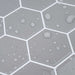 Placă hexagonală 20 pcs Gri 30 x 30 cm Poliuretan și PET - WALTI WALTI