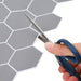 Placă hexagonală 50 pcs Gri 30 x 30 cm Poliuretan și PET - WALTI WALTI
