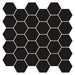 Placă hexagonală 20 pcs Negru 30 x 30 cm Poliuretan și PET - WALTI WALTI