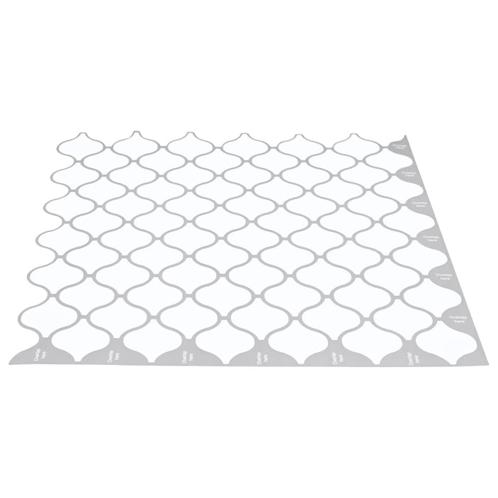 Placă Lanturn 20 pcs Alb 27 x 27 cm Poliuretan și PET - WALTI WALTI
