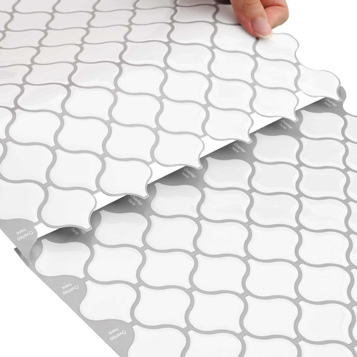 Placă Lanturn 50 pcs Alb 27 x 27 cm Poliuretan și PET - WALTI WALTI