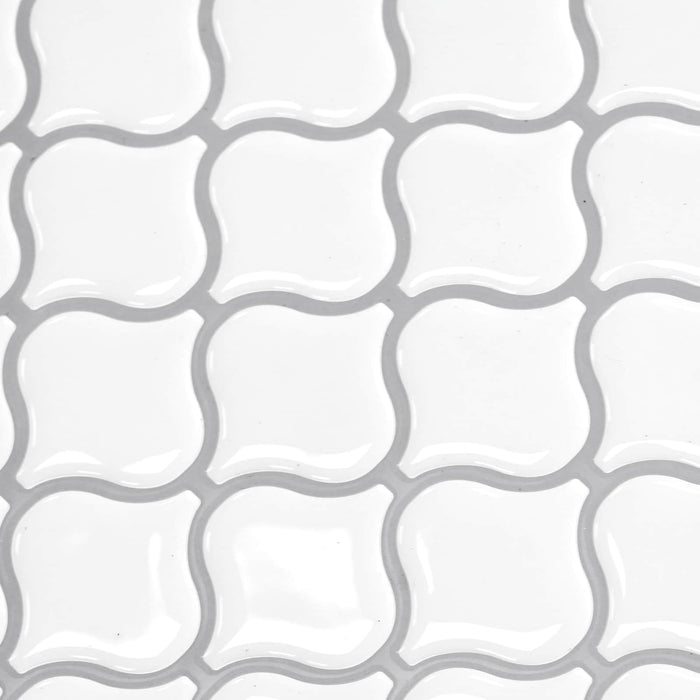 Placă Lanturn 50 pcs Alb 27 x 27 cm Poliuretan și PET - WALTI WALTI
