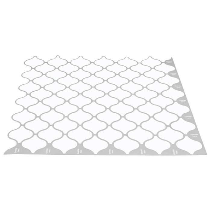 Placă Lanturn 50 pcs Alb 27 x 27 cm Poliuretan și PET - WALTI WALTI