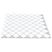 Placă Lanturn 50 pcs Alb 27 x 27 cm Poliuretan și PET - WALTI WALTI