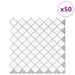 Placă Lanturn 50 pcs Alb 27 x 27 cm Poliuretan și PET - WALTI WALTI