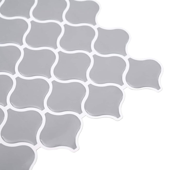 Placă Lanturn 10 pcs Gri 27 x 27 cm Poliuretan și PET - WALTI WALTI