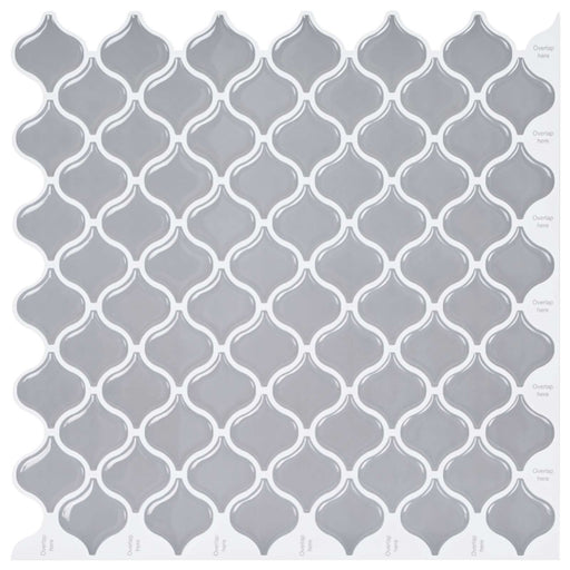 Placă Lanturn 10 pcs Gri 27 x 27 cm Poliuretan și PET - WALTI WALTI
