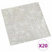 Plăci de pardoseală autoadezive 30,5 x 30,5 cm 20 pcs PVC - WALTI WALTI