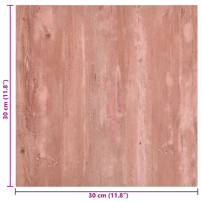 Plăci de pardoseală autoadezive 30,5 x 30,5 cm 20 pcs PVC Roșu - WALTI WALTI