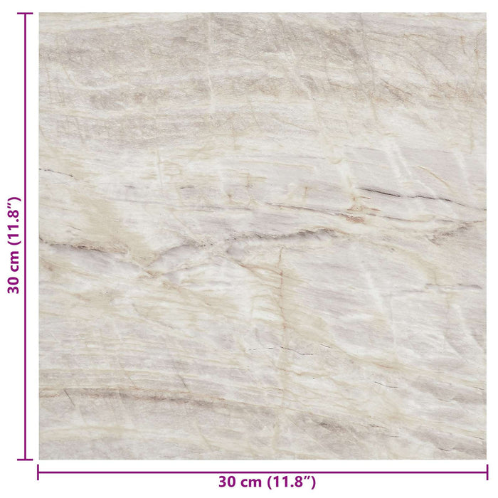 Plăci de pardoseală autoadezive 30,5 x 30,5 cm 20 pcs PVC Bej - WALTI WALTI