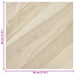Plăci de pardoseală autoadezive 30,5 x 30,5 cm 20 pcs PVC - WALTI WALTI