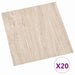 Plăci de pardoseală autoadezive 30,5 x 30,5 cm 20 pcs PVC - WALTI WALTI
