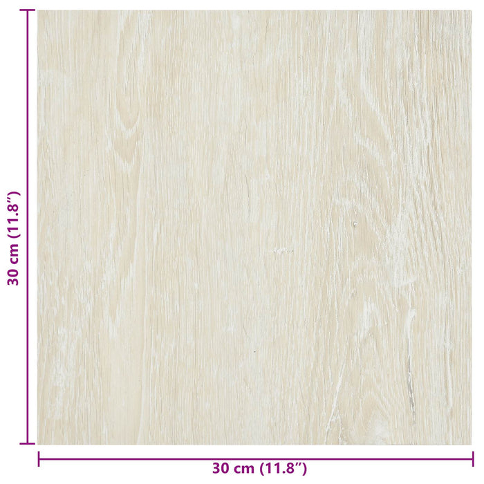 Plăci de pardoseală autoadezive 30,5 x 30,5 cm 20 pcs PVC Crem - WALTI WALTI