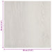 Plăci de pardoseală autoadezive 30,5 x 30,5 cm 20 pcs PVC - WALTI WALTI