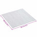 Plăci de pardoseală autoadezive 30,5 x 30,5 cm 20 pcs PVC Alb - WALTI WALTI