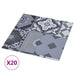 Plăci de pardoseală autoadezive 30,5 x 30,5 cm 20 pcs PVC - WALTI WALTI