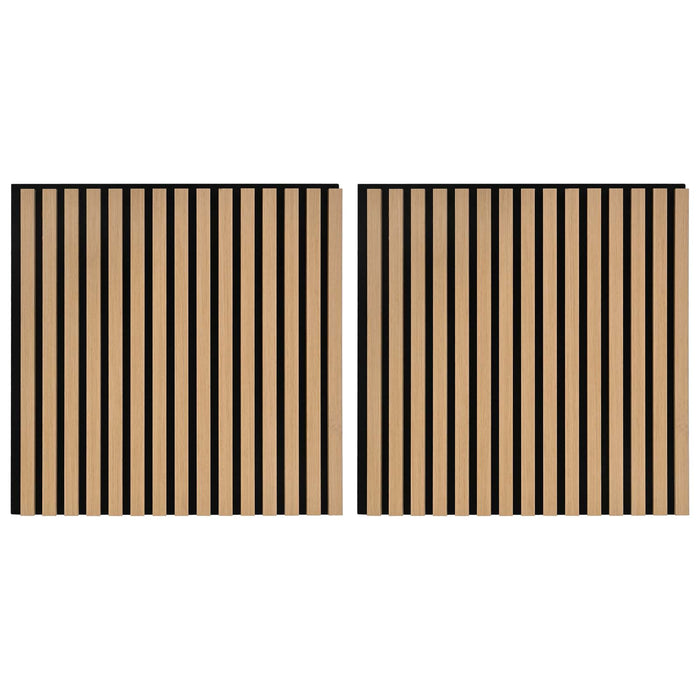 Panouri de perete 2 pcs natural 60,5 x 60 cm - WALTI WALTI