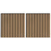 Panouri de perete 2 pcs natural 60,5 x 60 cm - WALTI WALTI
