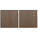 Panouri de perete 2 pcs Maro 60,5 x 60 cm - WALTI WALTI