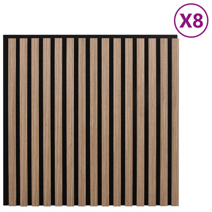 Panouri de perete 8 pcs Maro 60,5 x 60 cm - WALTI WALTI