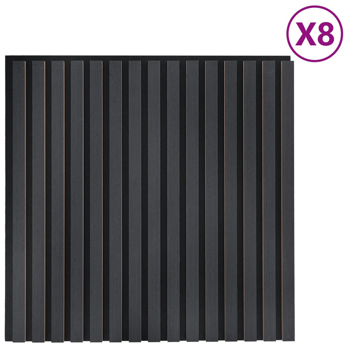 Panouri de perete 8 pcs Antracit 60,5 x 60 cm - WALTI WALTI