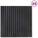 Panouri de perete 8 pcs Antracit 60,5 x 60 cm - WALTI WALTI