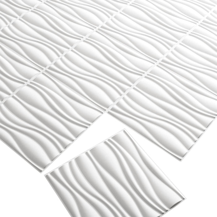 Panouri de perete 12 pcs Alb 50 x 50 cm - WALTI WALTI