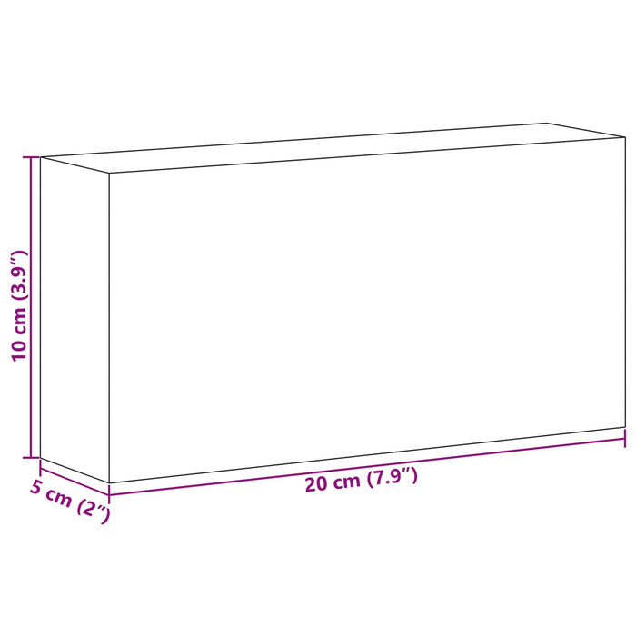 Piatră de Sare 10 pcs Roz 20 x 10 x 5 cm Sare de Piatră - WALTI WALTI