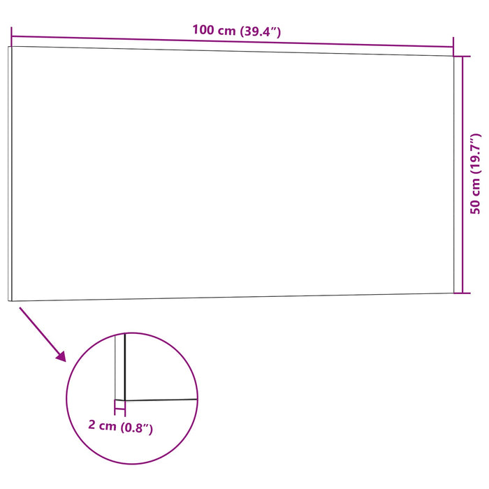 Panouri de perete 10 pcs Gri închis și gri deschis 100 x 50 cm - WALTI WALTI