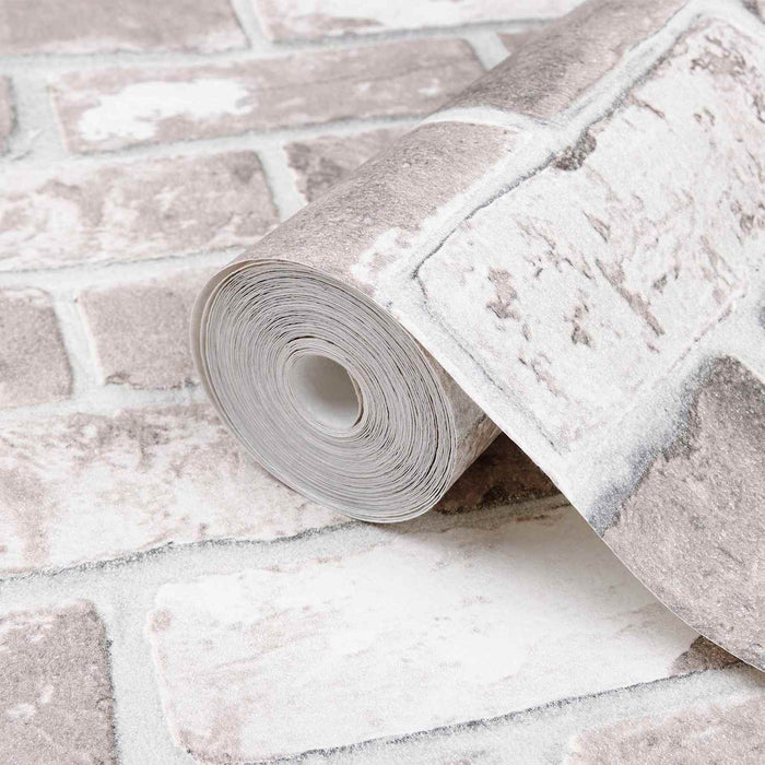 Tapet solid 3D Dungi Cărămidă 10 x 0,53 m Țesătură Netesută - WALTI WALTI