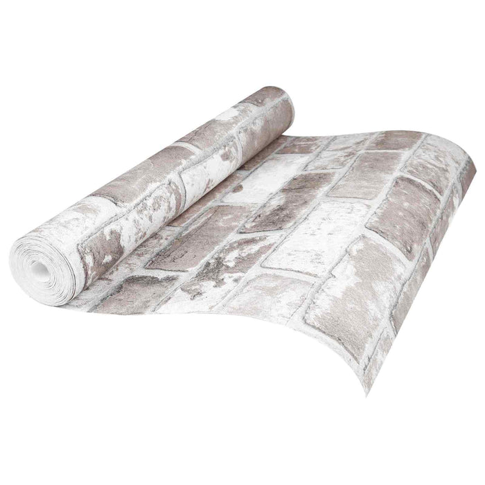 Tapet solid 3D Dungi Cărămidă 10 x 0,53 m Țesătură Netesută - WALTI WALTI
