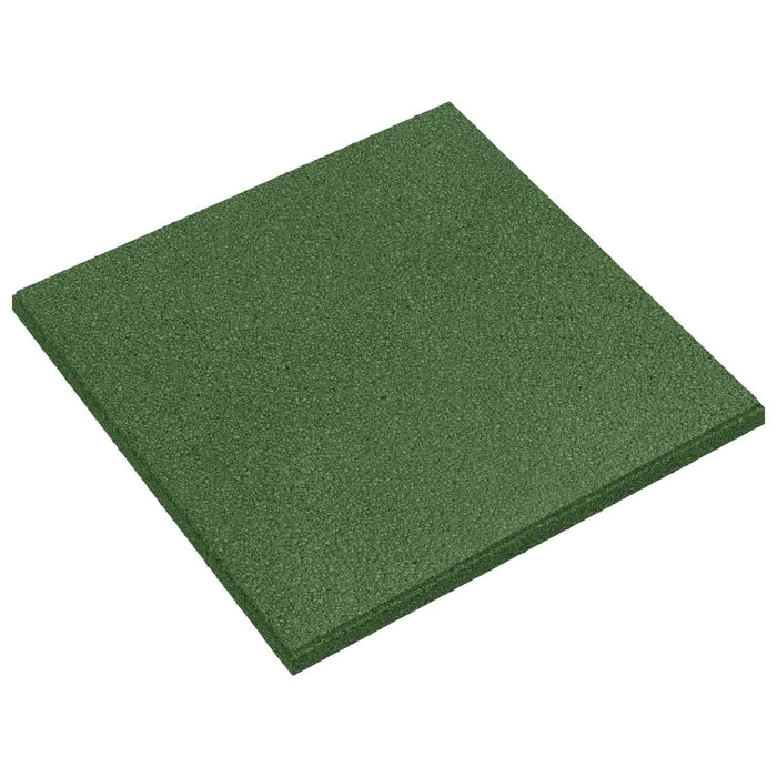 Plăci de Protecție la Cădere 6 pcs Verde 50 x 50 cm Cauciuc - WALTI WALTI
