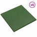 Plăci de Protecție la Cădere 6 pcs Verde 50 x 50 cm Cauciuc - WALTI WALTI